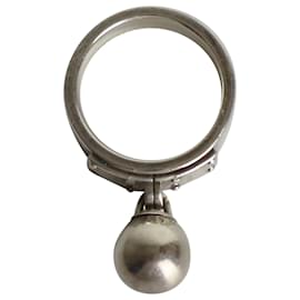 Anello pendente Tiffany & Co Ball in metallo argentato Argento Metallico