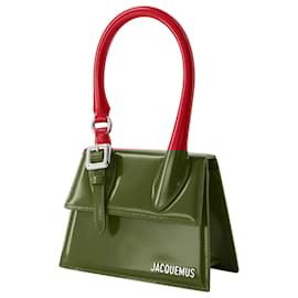 Jacquemus-The Chiquito Boucle Medium Bag - Jacquemus - Leather - Red-Red