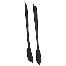 Balenciaga-Balenciaga Thigh-High Knife Boots in Black Polyamide-Black