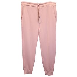 Pantalon de survêtement à taille cordon de serrage Tom Ford en coton polyamide rose Rose