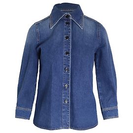 Chloé Camicia Chloe in denim di cotone blu Blu