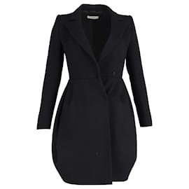 Prada-Prada Tailored Coat in Black Wool-Black