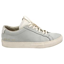 Autre Marque-Common Projects Achilles Low-Top Sneakers in Grey Nubuck Leather-Grey