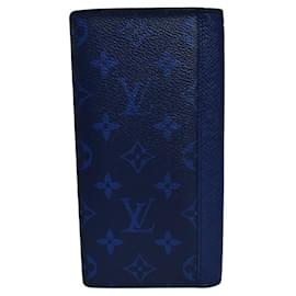 Louis Vuitton-Louis Vuitton Portefeuille Brazza-Blue