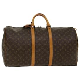 Louis Vuitton-Louis Vuitton-Monogramm Keepall 55 Boston Bag M.41424 LV Auth 48888-Monogramm