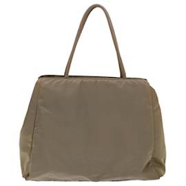 Prada-PRADA Tote Bag Nylon Khaki Auth 49025-Khaki