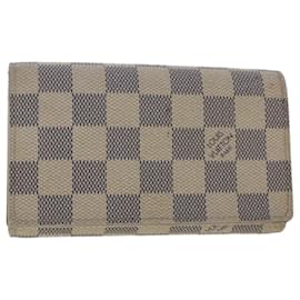 Louis Vuitton-LOUIS VUITTON Damier Azur Portefeuille Tresol Geldbörse N61744 LV Auth 49193-Andere