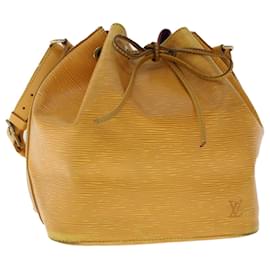Auth LOUIS VUITTON Epi Neo Noe MM Pink Orange Bucket Shoulder Bag