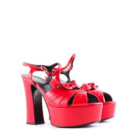 Saint Laurent - Sandals with Candy platform (T38) Red