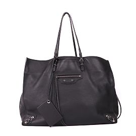 Balenciaga - City Cabbage Bag aus Leder Schwarz