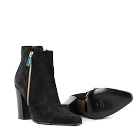 Balmain-Balmain - Daim boots (T39)-Black