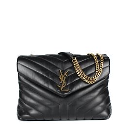 Saint Laurent - Loulou Medium in matt leather Black