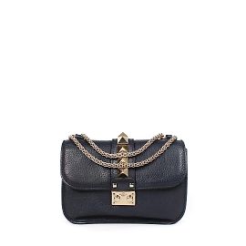 Valentino Garavani Valentino - Borsa a tracolla Rockstud Mini Blu navy