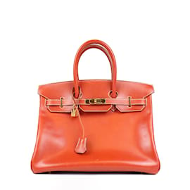 Hermes Birkin 35 Mosaic Special Limited Edition Creme Tan Brown- Preowned