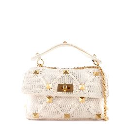 Valentino Garavani Valentino - Roman Stud Roman shoulder bag Beige
