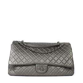 Beige Chevron Quilted Lambskin and Printed Silk Trim Mini Flap Silver  Hardware, 2004-2005, Handbags & Accessories, The Chanel Collection, 2022