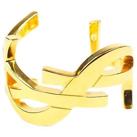 Saint Laurent OPYUM cuff Golden