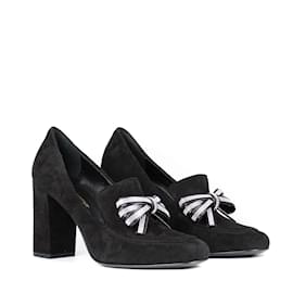 Saint Laurent-Saint Laurent - Strass pumps (T36.5)-Black