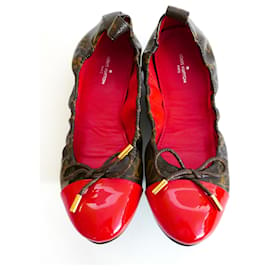 Louis Vuitton Brown/Red Monogram Cerise Canvas Bow Slide Mules Sandals Size  37 Louis Vuitton | The Luxury Closet