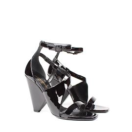 Saint Laurent - Nikki Talon Sandals (T39) Black