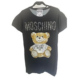 MOSCHINO Top FR 38 Viscosa Nero