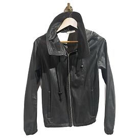 Céline Veste CELINE T.FR 34 Cuir Noir