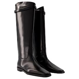Totême-The Riding Boots - Toteme - Leather - Black-Black