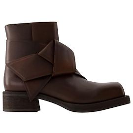 Musubi W Boots - Acne Studios - Leather - Dark Brown Brown