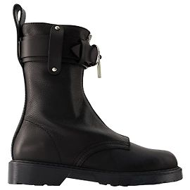JW Anderson Botas de combate punk - J.W. Anderson - Cuero - Negro Negro