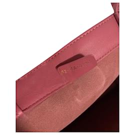 Dior-Dior Medium Book Tote Bag in Pink Leather-Pink