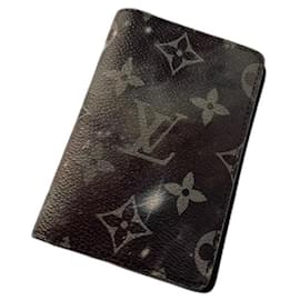 Louis Vuitton-Organizador Louis Vuitton Galaxy Pocket-Prata,Multicor,Cinza,Monograma