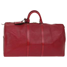 Louis Vuitton-Louis Vuitton Keepall 55-Rouge