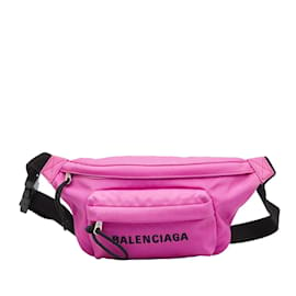 Balenciaga-Sac ceinture à roulettes en nylon 569978-Violet