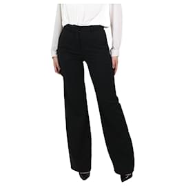 Joseph-Pantalón negro con bolsillos de lana - talla FR 36-Negro