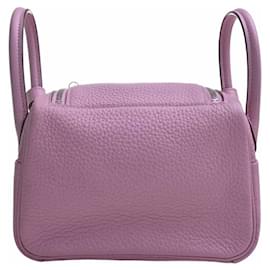 Hermès Hermes Mini Lindy Pink Leather ref.240252 - Joli Closet