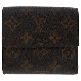 Louis Vuitton-LOUIS VUITTON Monogram Portefeuille Elise Wallet M61654 LV Auth 49039-Monogram