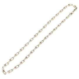 Autre Marque-Tiffany&Co. Hardware Small Link Necklace Silver Auth am4790-Silvery