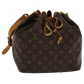 Louis Vuitton-LOUIS VUITTON Monogram Petit Noe Shoulder Bag M42226 LV Auth th3807-Monogram