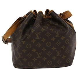 Louis Vuitton-LOUIS VUITTON Monogram Petit Noe Shoulder Bag M42226 LV Auth th3807-Monogram
