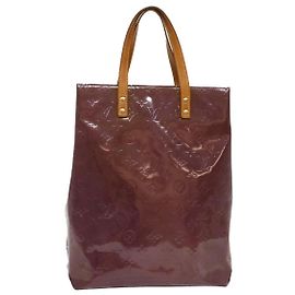 LOUIS VUITTON Monogramm Vernis Reade MM Einkaufstasche Viole M91087 LV Auth 49254 Lila