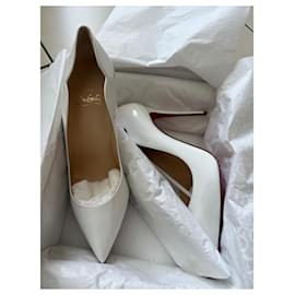 Christian Louboutin-Pulcino caldo 100-Bianco