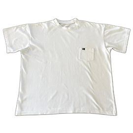 Autre Marque Mât de misaine Camiseta oversized de algodão creme Cru