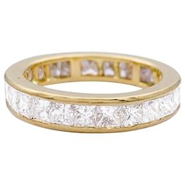 inconnue-Wedding ring full circle princess diamonds.-Other