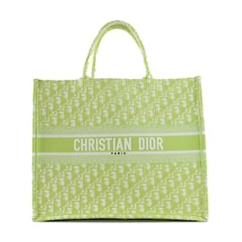 Dior-Sacs à main DIOR T.  chiffon-Vert