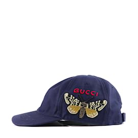 Gucci-Chapeaux GUCCI T.cm 58 chiffon-Bleu Marine