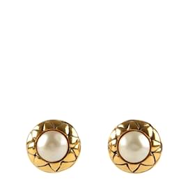 Chanel-CHANEL  Earrings T.  metal-Golden