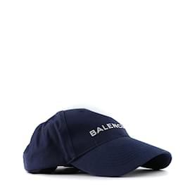 Balenciaga-BALENCIAGA Chapéus e chapéus de puxar T.cm 59 Algodão-Azul marinho