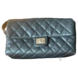 Chanel 2.55 Belt Bag Black Leather Black