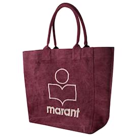Isabel Marant-Yenky Gb Tote bag - Isabel Marant - Cotton - Purple-Purple