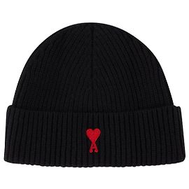 Beanie Red Adc - AMI Paris - Wool - Black Black
